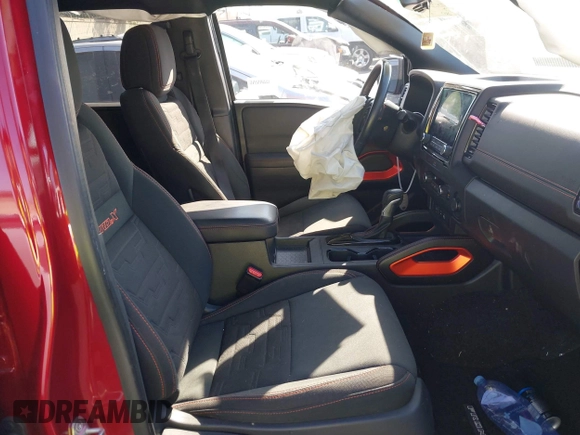 2022 Nissan Frontier SV with VIN 1N6ED1EJ3NN646349, listed as a IAAI auction lot 41694649 with 24,013 mi miles and . Bid and sale history available at DreamBid. Image 5.