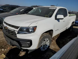2021 Chevrolet Colorado 2WD LT with VIN 1GCHSCEA6M1230707, listed as a Copart auction lot 48496965 with 40,459 mi miles and Clean Title. Bid and sale history available at carsss.com. Image 1.