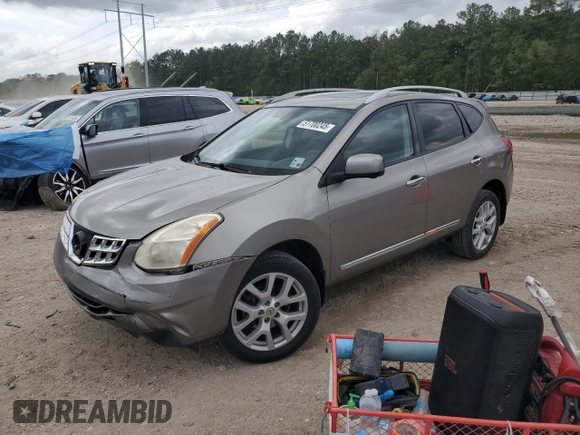 2013 Nissan Rogue SL with VIN JN8AS5MT8DW524410, listed as a Copart auction lot 51700245 with 167,026 mi miles and Salvage Title. Bid and sale history available at DreamBid. Image 1.