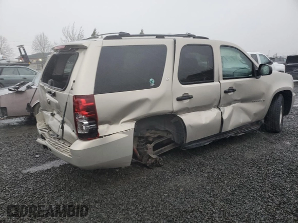 2008 Chevrolet Tahoe 1LT with VIN 1GNFK13008J226896, listed as a Copart auction lot 45301955 with Not provided miles and Salvage title. Bid and sale history available at DreamBid. Image 3.