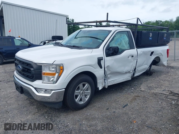 2022 Ford F-150 XL z VIN 1FTMF1CB4NKE00254, wystawiony jako IAAI lot #42334773 z przebiegiem 42 423 mil mil oraz . Historia ofert i sprzedaży dostępna na DreamBid. Obrazek 2.