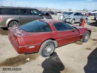 1987 Chevrolet Corvette with VIN 1G1YY2181H5117721, listed as a Copart auction lot 45817625 with 0 mi miles and Clean Title. Bid and sale history available at carsss.com. Image 3.