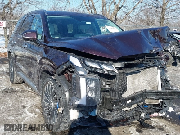 2023 Hyundai Palisade Calligraphy z VIN KM8R7DGE8PU534745, wystawiony jako IAAI lot #41387513 z przebiegiem 36 036 mil mil oraz . Historia ofert i sprzedaży dostępna na DreamBid. Obrazek 1.