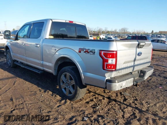 2018 Ford F-150 XL with VIN 1FTFW1EG0JFB44991, listed as a IAAI auction lot 41751140 with 153,051 mi miles. Bid and sale history available at carsss.com. Image 3.