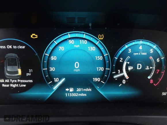 2018 Jaguar F-Pace 30t Portfolio with VIN SADCN2GX4JA284441, listed as a IAAI auction lot 41758867 with 113,302 mi miles and . Bid and sale history available at DreamBid. Image 16.