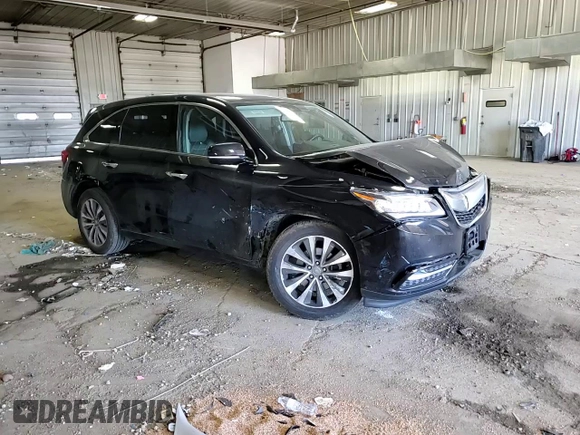 2014 Acura MDX Technology with VIN 5FRYD4H48EB021045, listed as a Copart auction lot 56989335 with 225,400 mi miles and Non repairable. Bid and sale history available at DreamBid. Image 14.