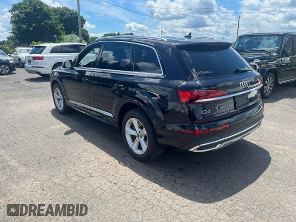 2021 Audi Q7 Premium with VIN WA1AJAF75MD030650, listed as a Copart auction lot 64444065 with 121,216 mi miles and Clean title. Bid and sale history available at DreamBid. Image 2.
