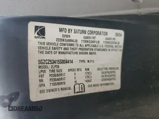 2005 Saturn VUE z VIN 5GZCZ53415S804414, wystawiony jako Copart lot #57113525 z przebiegiem 140 605 mil mil oraz Szkoda całkowita • Salvage title. Historia ofert i sprzedaży dostępna na DreamBid. Obrazek 13.