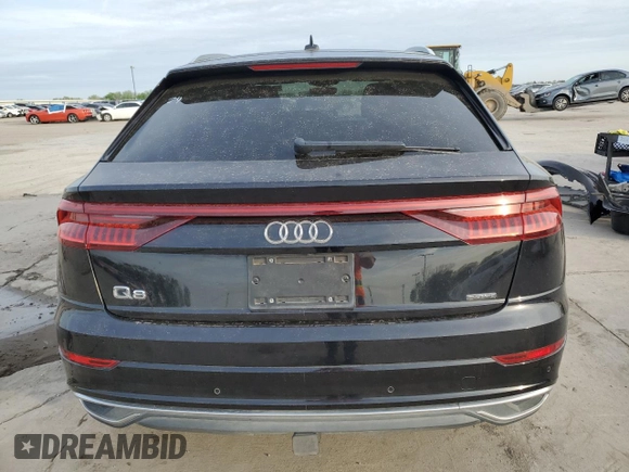 2019 Audi Q8 Premium z VIN WA1AVAF11KD016323, wystawiony jako Copart lot #50900455 z przebiegiem 85 415 mil mil oraz Tytuł czysty. Historia ofert i sprzedaży dostępna na DreamBid. Obrazek 6.