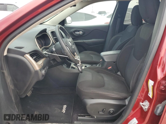 2016 Jeep Cherokee Altitude with VIN 1C4PJLCB4GW351477, listed as a Copart auction lot 53617035 with 54,255 mi miles and Salvage title. Bid and sale history available at DreamBid. Image 7.