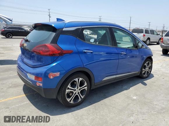 2017 Chevrolet Bolt EV Premier with VIN 1G1FX6S08H4186180, listed as a Copart auction lot 58431925 with 79,966 mi miles and Salvage title. Bid and sale history available at DreamBid. Image 3.