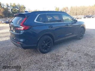 2025 Honda CR-V Hybrid Sport-L with VIN 5J6RS6H89SL002517, listed as a IAAI auction lot 40805874 with 5,218 mi miles. Bid and sale history available at carsss.com. Image 4.