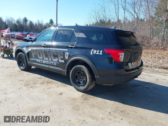 2023 Ford Police Interceptor Utility z VIN 1FM5K8AW0PNA04947, wystawiony jako IAAI lot #41942825 z przebiegiem 37 121 mil mil oraz . Historia ofert i sprzedaży dostępna na DreamBid. Obrazek 3.