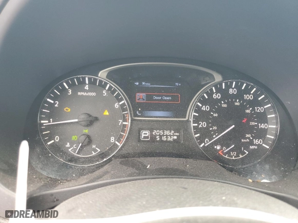 2013 Nissan Altima 3.5 SL with VIN 1N4BL3AP2DN515447, listed as a Copart auction lot 53807925 with 205,362 mi miles and Salvage Title. Bid and sale history available at carsss.com. Image 9.