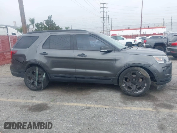 2018 Ford Explorer Sport with VIN 1FM5K8GT8JGB79584, listed as a IAAI auction lot 41894627 with 99,143 mi miles and . Bid and sale history available at DreamBid. Image 13.