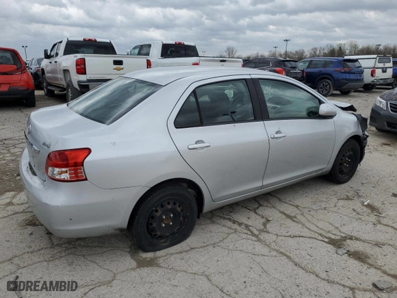 2011 Toyota Yaris with VIN JTDBT4K36B1398830, listed as a Copart auction lot 51169435 with 252,578 mi miles and Clean Title. Bid and sale history available at carsss.com. Image 3.