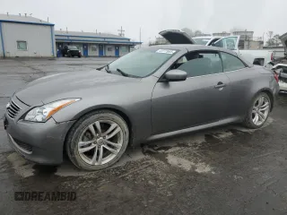 2009 Infiniti G37 with VIN JNKCV66E49M722841, listed as a Copart auction lot 43777665 with 166,827 mi miles and Clean Title. Bid and sale history available at DreamBid. Image 1.