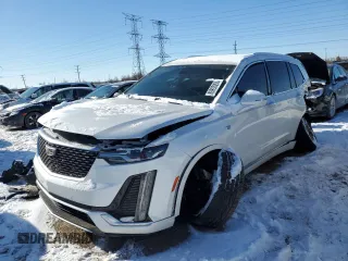 2021 Cadillac XT6 Premium Luxury with VIN 1GYKPDRS3MZ179615, listed as a Copart auction lot 88993095 with 38,208 mi miles and Salvage Title. Bid and sale history available at carsss.com. Image 1.