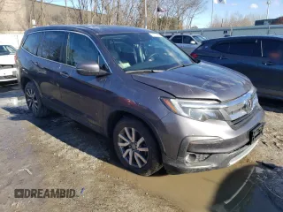 2020 Honda Pilot EX z VIN 5FNYF6H30LB065522, wystawiony jako Copart lot #47114655 z przebiegiem 23 723 mil mil oraz Nie do naprawy • Non repairable. Historia ofert i sprzedaży dostępna na DreamBid. Obrazek 4.