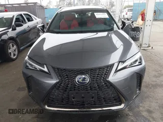 2020 Lexus UX 250h F Sport with VIN JTHR9JBH0L2025493, listed as a IAAI auction lot 42175227 with 18,315 mi miles and . Bid and sale history available at DreamBid. Image 13.