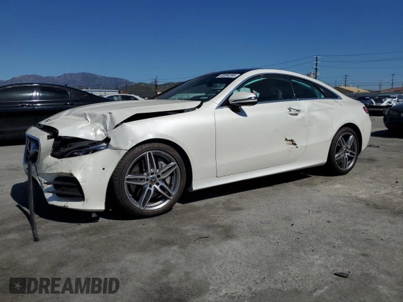 2018 Mercedes-Benz E-Class E 400 with VIN WDD1J6FB1JF011901, listed as a Copart auction lot 50094395 with 25,082 mi miles and Salvage Title. Bid and sale history available at carsss.com. Image 1.