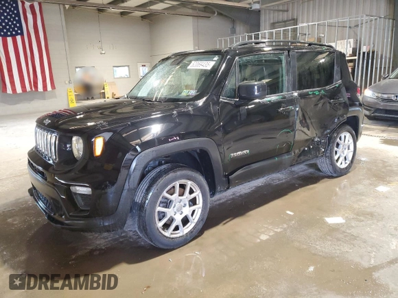 2019 Jeep Renegade Sport with VIN ZACNJBAB2KPJ97388, listed as a Copart auction lot 52069435 with 70,921 mi miles and Salvage title. Bid and sale history available at DreamBid. Image 1.