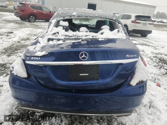 2020 Mercedes-Benz C 300 with VIN W1KWF8EB6LR589501, listed as a Copart auction lot 44657325 with 45,383 mi miles and Salvage Title. Bid and sale history available at DreamBid. Image 6.