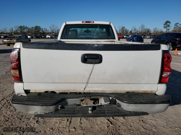 2005 Chevrolet Silverado 1500 Work Truck with VIN 1GCEC14X05Z152177, listed as a Copart auction lot 86987454 with 0 mi miles and Salvage Title. Bid and sale history available at carsss.com. Image 6.