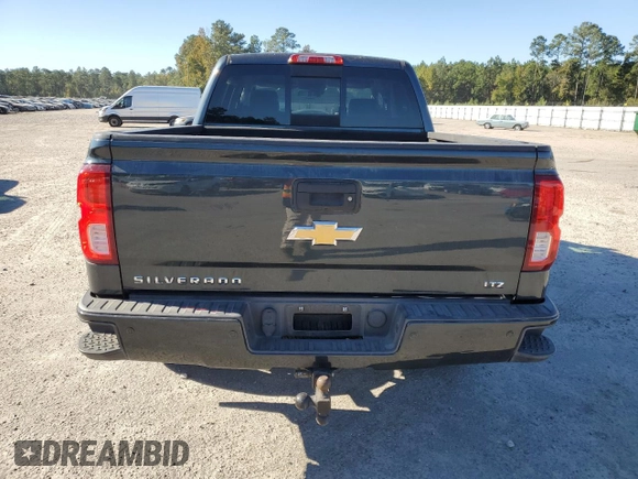 2017 Chevrolet Silverado 1500 LTZ with VIN 3GCUKSEJ4HG382713, listed as a Copart auction lot 76395764 with 134,794 mi miles and Salvage Title. Bid and sale history available at DreamBid. Image 6.