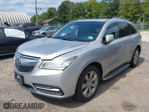 2014 Acura MDX Advance with VIN 5FRYD4H81EB038983, listed as a IAAI auction lot 40151615 with 192,839 mi miles and . Bid and sale history available at DreamBid. Image 6.