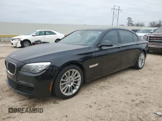 2013 BMW 7 Series 750Li xDrive with VIN WBAYF8C52DD141574, listed as a Copart auction lot 46668435 with 110,079 mi miles and Clean Title. Bid and sale history available at carsss.com. Image 1.