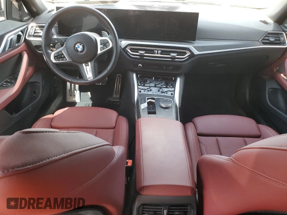 2024 BMW 4 Series 430i with VIN WBA63AV09RFR39400, listed as a Copart auction lot 47825465 with 29,689 mi miles and Non Repairable. Bid and sale history available at carsss.com. Image 8.