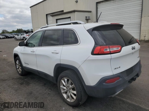 2015 Jeep Cherokee Limited with VIN 1C4PJMDS3FW556453, listed as a Copart auction lot 54539175 with 105,156 mi miles and Clean Title. Bid and sale history available at carsss.com. Image 2.