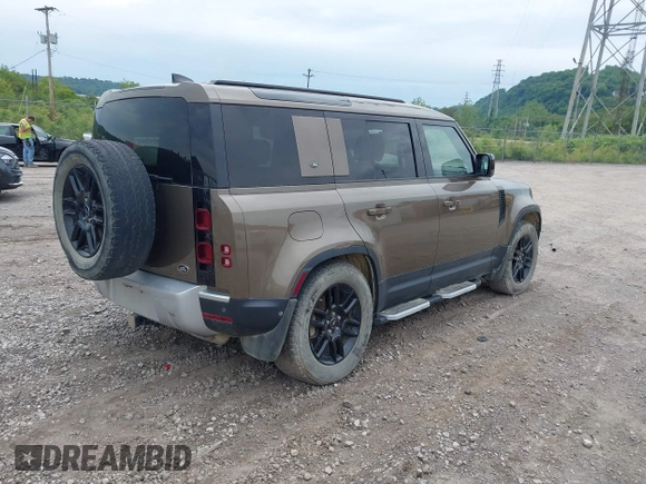2021 Land Rover Defender S with VIN SALEJ7RX8M2041751, listed as a IAAI auction lot 42319668 with 57,774 mi miles and . Bid and sale history available at DreamBid. Image 4.