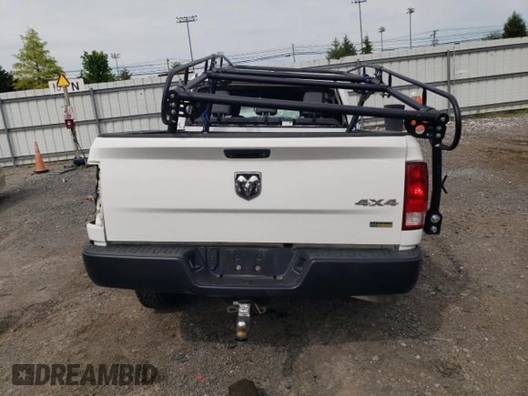 2017 Ram 1500 Express with VIN 1C6RR7KGXHS848698, listed as a Copart auction lot 56608055 with 95,510 mi miles and Salvage title. Bid and sale history available at DreamBid. Image 6.