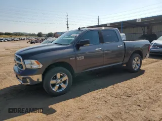 2017 Ram 1500 Big Horn with VIN 3C6RR7LT1HG523988, listed as a Copart auction lot 74997254 with 98,008 mi miles and Salvage title. Bid and sale history available at DreamBid. Image 1.