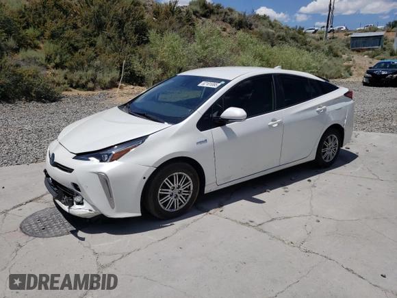 2019 Toyota Prius LE with VIN JTDL9RFU4K3003664, listed as a Copart auction lot 62101085 with 98,578 mi miles and Salvage title. Bid and sale history available at DreamBid. Image 1.