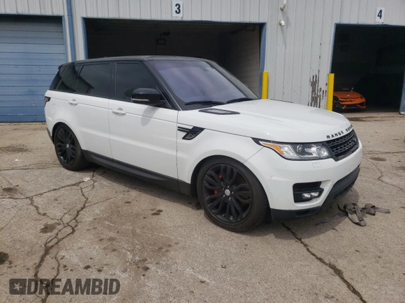 2016 Land Rover Range Rover Sport Dynamic with VIN SALWR2EFXGA108812, listed as a Copart auction lot 58449525 with 80,692 mi miles and Clean title. Bid and sale history available at DreamBid. Image 4.