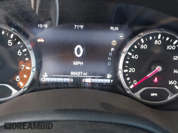 2017 Jeep Renegade Latitude z VIN ZACCJABB7HPE45968, wystawiony jako IAAI lot #42270780 z przebiegiem 99 437 mil mil oraz . Historia ofert i sprzedaży dostępna na DreamBid. Obrazek 15.