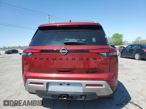 2023 Nissan Pathfinder SL z VIN 5N1DR3CD7PC234678, wystawiony jako Copart lot #52086595 z przebiegiem 50 827 mil mil oraz Tytuł czysty. Historia ofert i sprzedaży dostępna na DreamBid. Obrazek 6.