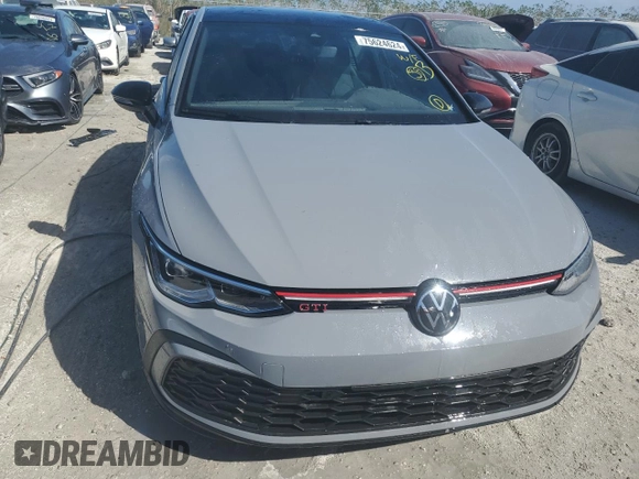 2024 Volkswagen Golf GTI 380 SE with VIN WVW2A7CD0RW151881, listed as a Copart auction lot 75624624 with 2,810 mi miles and Non Repairable. Bid and sale history available at carsss.com. Image 5.