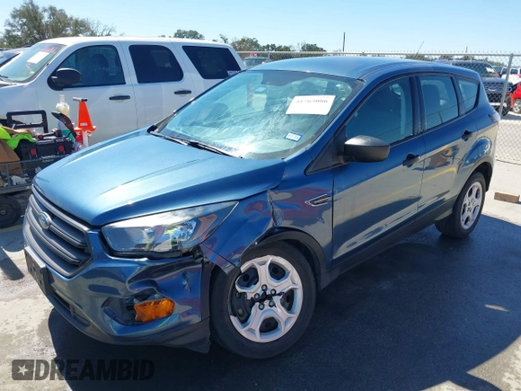 2018 Ford Escape S with VIN 1FMCU0F74JUC86298, listed as a IAAI auction lot 41765086 with 124,154 mi miles. Bid and sale history available at carsss.com. Image 2.