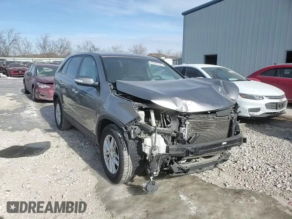 2014 Kia Sorento LX with VIN 5XYKT4A65EG427170, listed as a Copart auction lot 42345125 with 116,688 mi miles and Salvage Title. Bid and sale history available at carsss.com. Image 11.