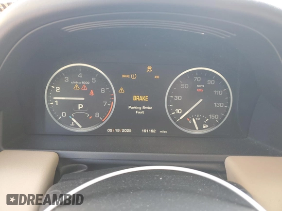 2011 Land Rover Range Rover HSE with VIN SALME1D43BA358396, listed as a Copart auction lot 57462145 with 161,192 mi miles and Salvage title. Bid and sale history available at DreamBid. Image 9.