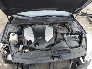 2016 Kia Cadenza Premium with VIN KNALN4D76G5217947, listed as a Copart auction lot 46109295 with 105,842 mi miles and Salvage Title. Bid and sale history available at carsss.com. Image 11.