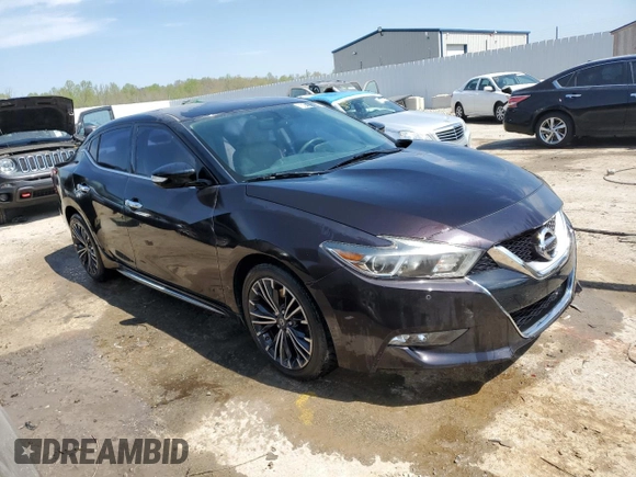 2017 Nissan Maxima SV with VIN 1N4AA6AP0HC410930, listed as a Copart auction lot 53498195 with 54,178 mi miles and Salvage Title. Bid and sale history available at DreamBid. Image 4.