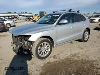 2013 Audi Q5 Premium with VIN WA1CFAFPXDA064787, listed as a Copart auction lot 89256705 with 130,529 mi miles and Salvage Title. Bid and sale history available at carsss.com. Image 1.