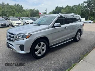 2017 Mercedes-Benz GLS 450 with VIN 4JGDF6EE6HA746672, listed as a Copart auction lot 63854425 with 136,953 mi miles and Clean title. Bid and sale history available at DreamBid. Image 2.