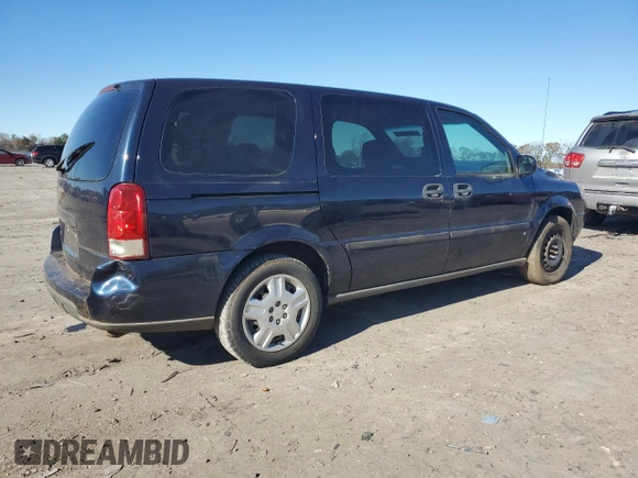 2007 Chevrolet Uplander LS Fleet with VIN 1GNDV23W37D191843, listed as a Copart auction lot 78239934 with 154,388 mi miles and Clean Title. Bid and sale history available at carsss.com. Image 3.