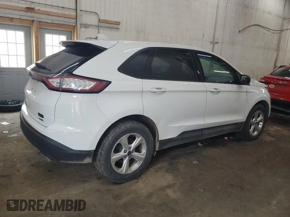 2017 Ford Edge SE with VIN 2FMPK4G98HBB89068, listed as a Copart auction lot 48209945 with 142,304 mi miles and Salvage Title. Bid and sale history available at carsss.com. Image 3.